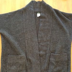 J Crew shawl style sweater